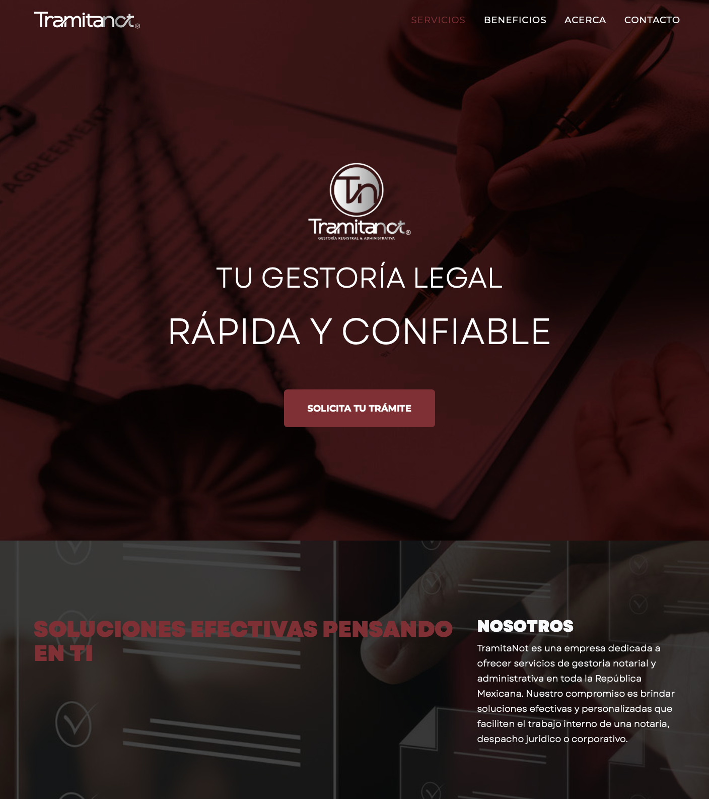 Desarrollo PHP ·  Tramitanot